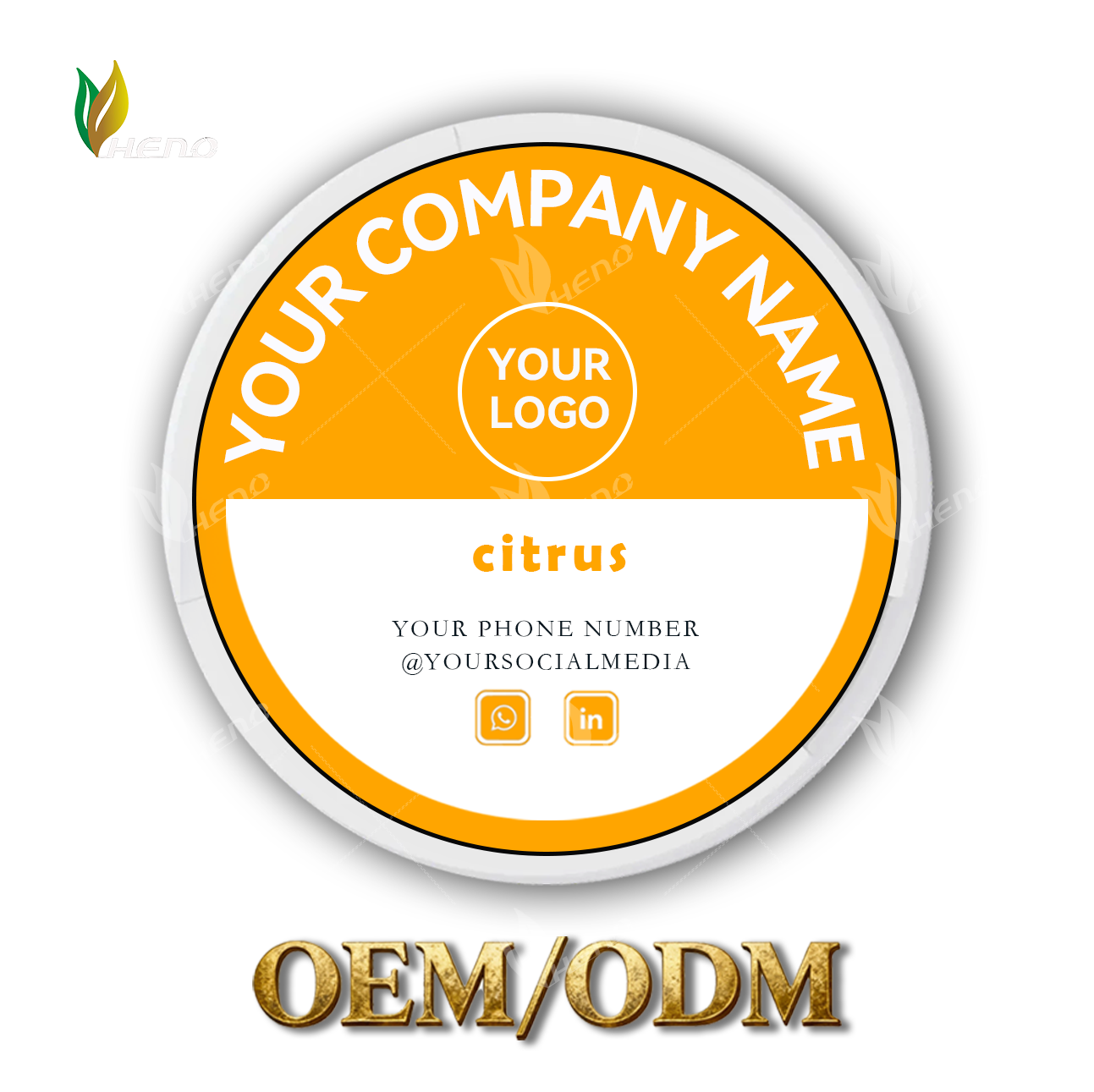 Sachets de nicotine aux agrumes