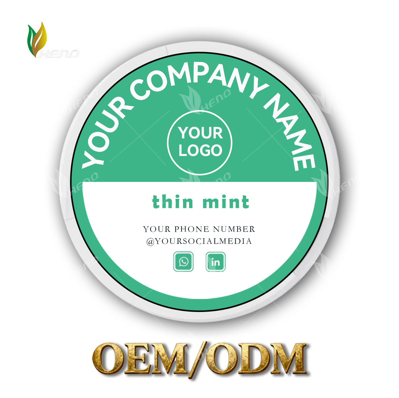 Sachets de nicotine Thin Mint