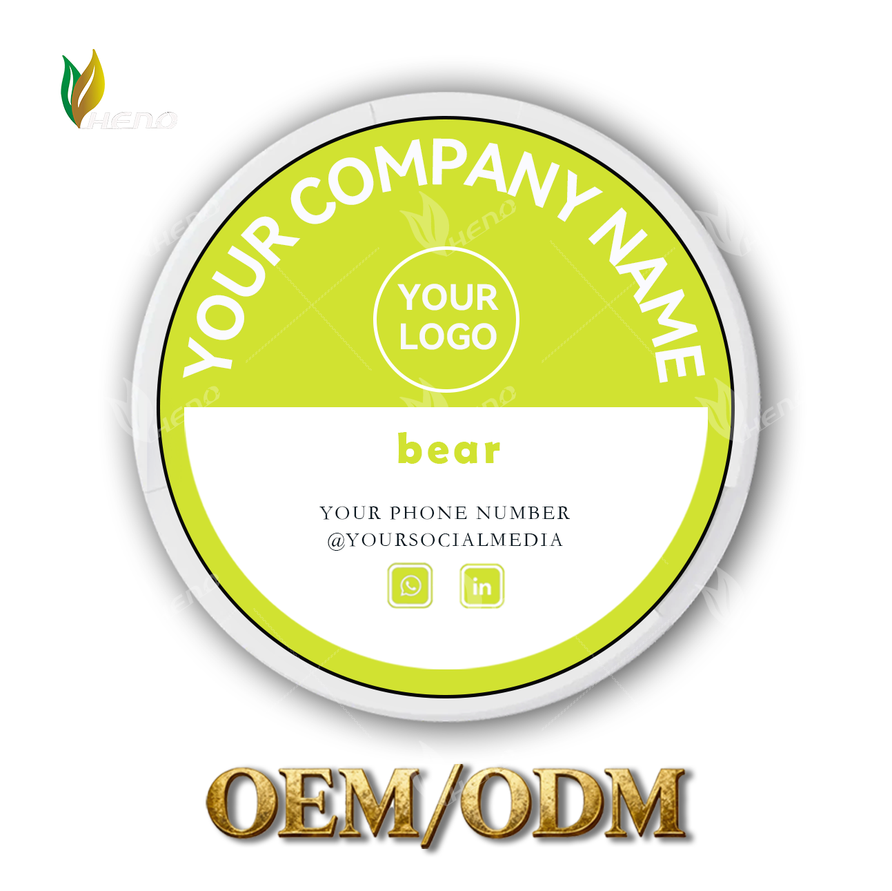 Sachets de nicotine en forme de poire