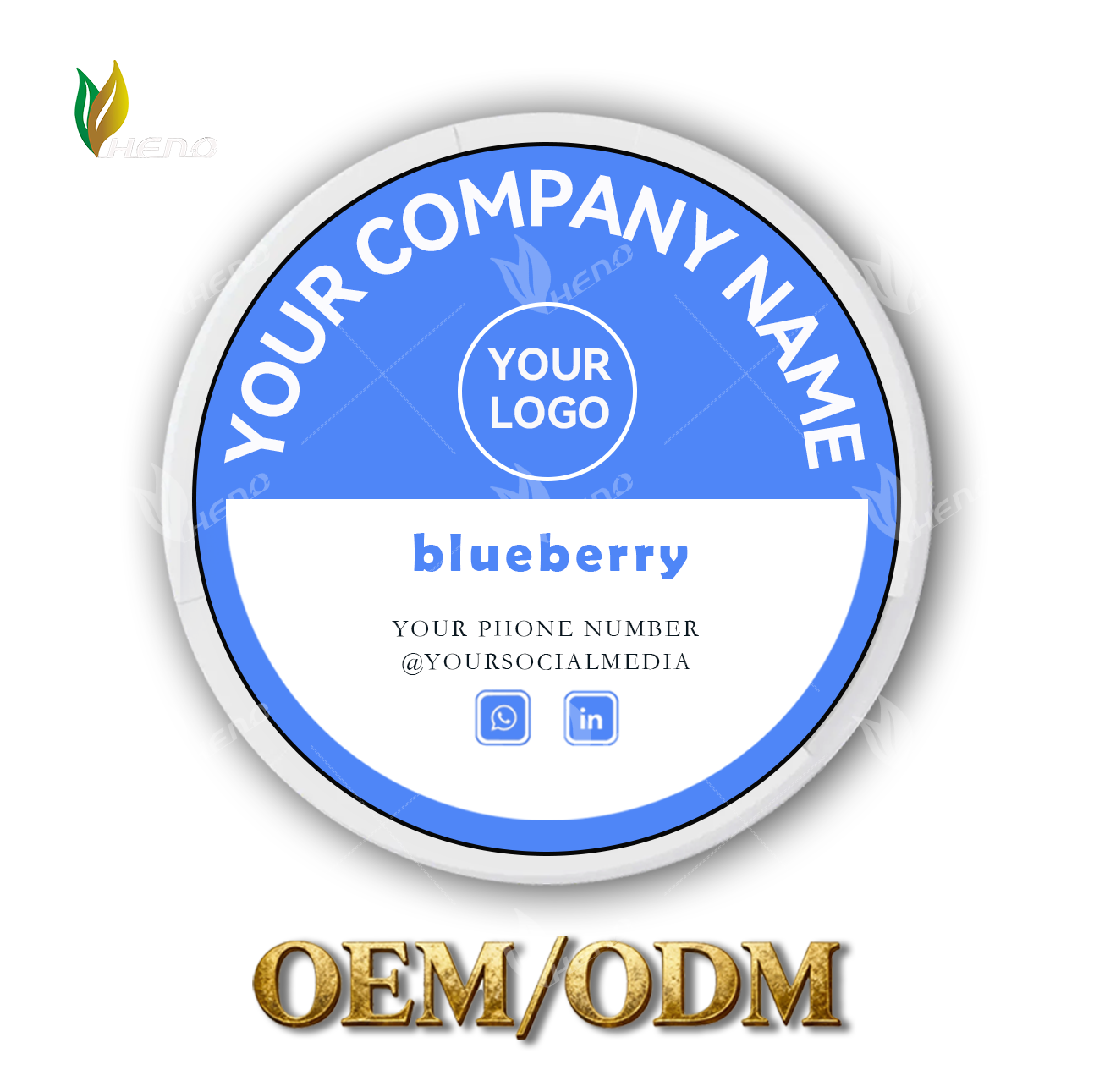 Sachets de nicotine à la myrtille fraîche