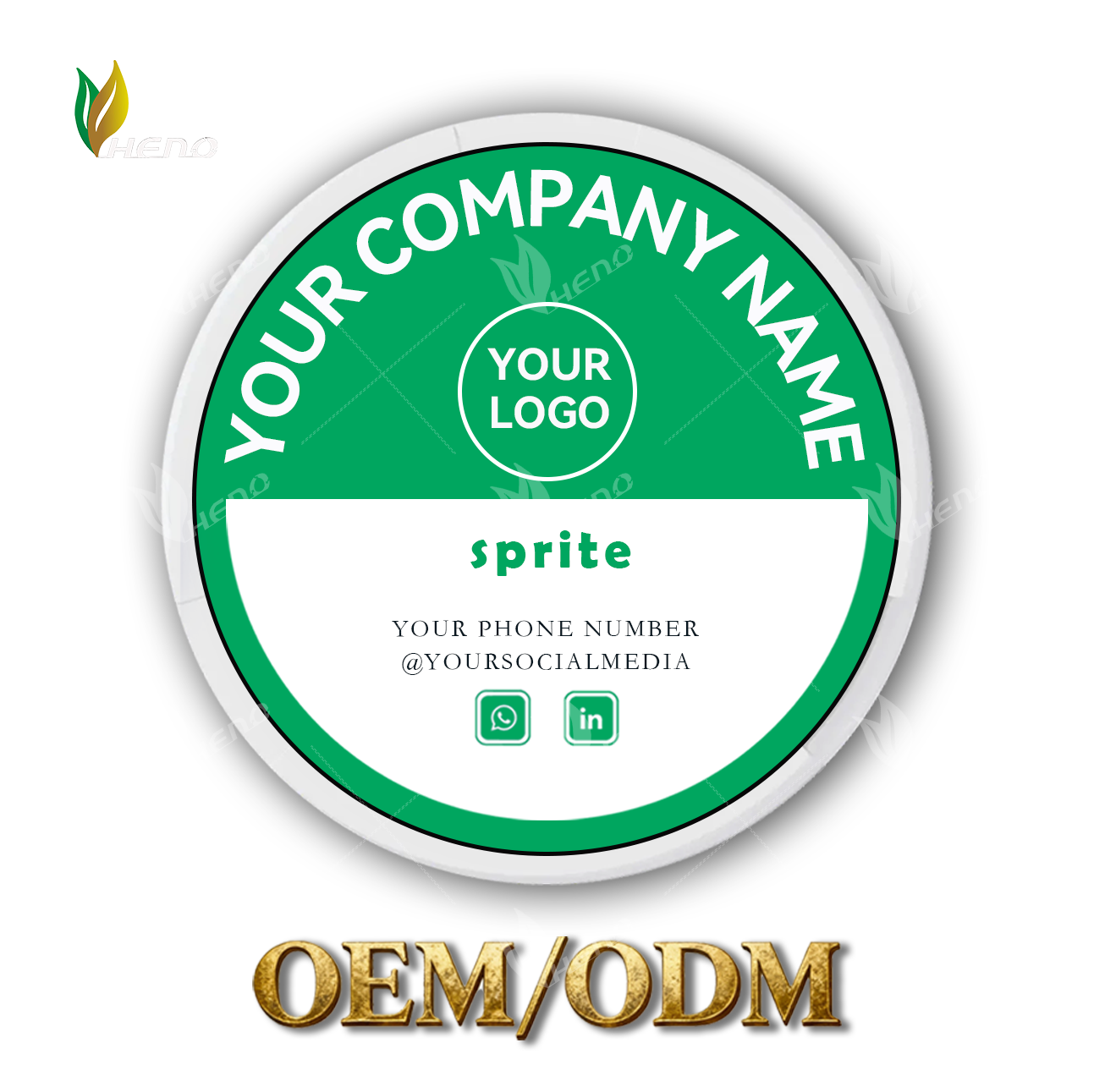 Sachets de nicotine Sprite